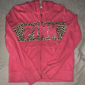 Pink hoodie
